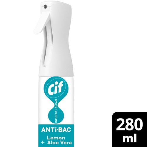 Cif Infinite Clean Lemon & Aloe Vera Anti-Bac Cleaner Spray
