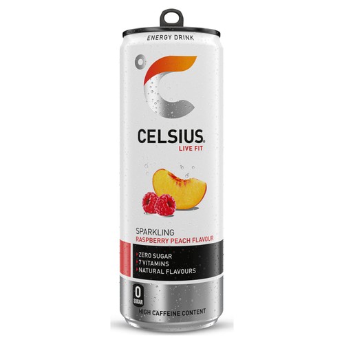 Celsius Raspberry & Peach 