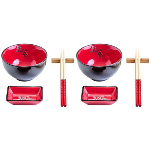 Oriental 8pc Chinese Dining Set thumbnail 2