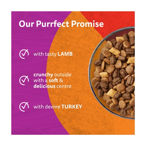 Whiskas 1+ Cat Complete Dry Duo Meaty Combos thumbnail 2