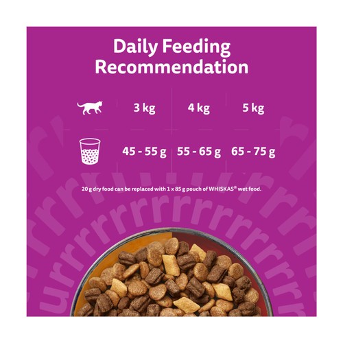 Whiskas 1+ Cat Complete Dry Duo Meaty Combos thumbnail 4