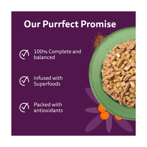 Whiskas 1+ Wet Cat Food Pouches Superfoods Mixed Selection In Jelly 6 x 50g thumbnail 2