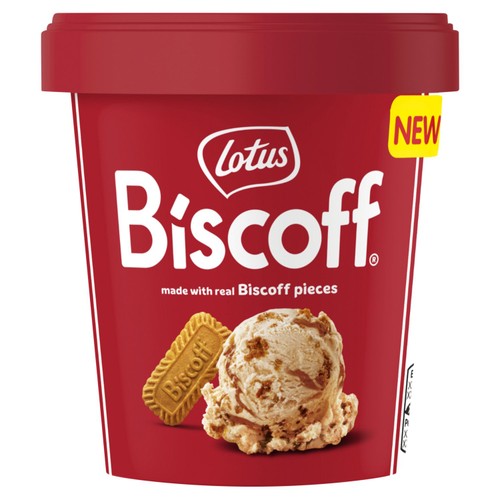 Lotus Biscoff Ice Cream Tub 