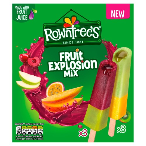 Rowntree's Fruit Explosion Mix 3 Pack