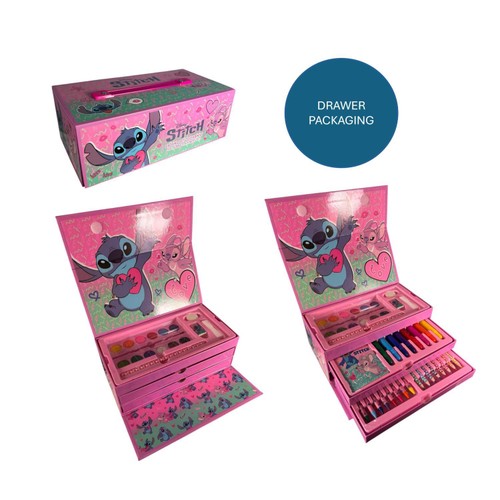 Morrisons Stitch 52pcs Colouring Case