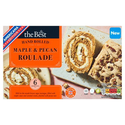 Morrisons The Best Maple Pecan Roulade 420g