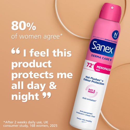 Sanex Derma Care Menopause Spray Deodorant  thumbnail 3