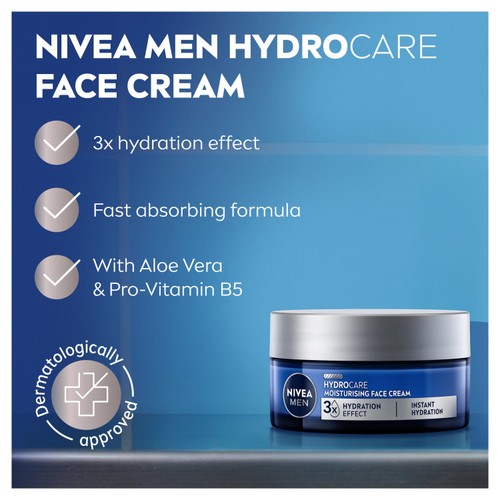 Nivea Men Hydrocare Intensive Moisturising Face Cream  thumbnail 3