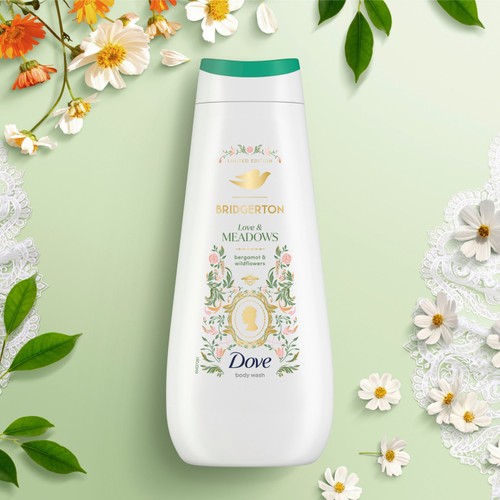Dove Body Wash Love & Meadows Limited Edition 400ml thumbnail 3