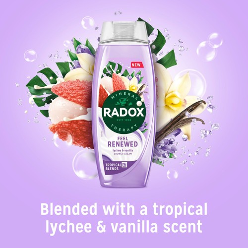 Radox Shower Gel Feel Renewed 450ml thumbnail 2