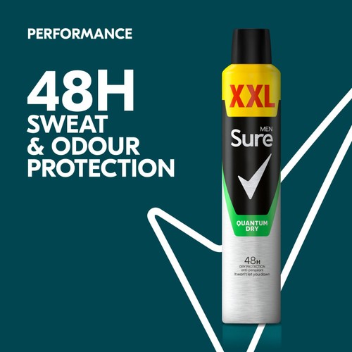 Sure For Men Anti-Perspirant Deodorant Quantum Dry thumbnail 2