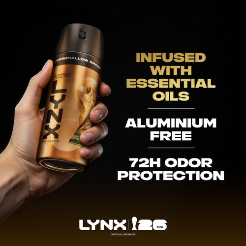 Lynx Body Spray Marshmallow Smoke  thumbnail 4
