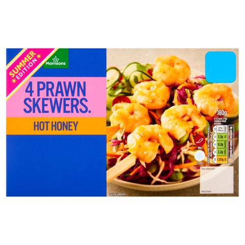 Morrisons Hot Honey Prawn Skewers 