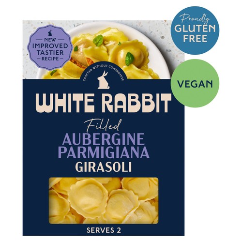 White Rabbit Gluten Free Aubergine Parmigiana Girasoli Pasta 