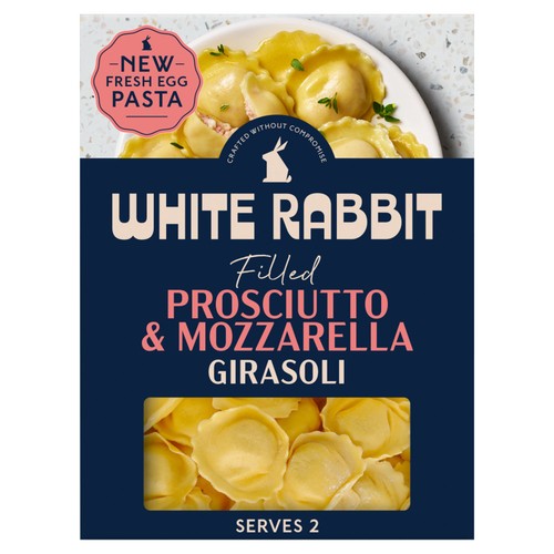 White Rabbit Gluten Free Prosciutto & Mozzarella Girasoli Pasta