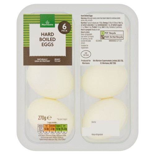 Morrisons Hard Boiled Eggs