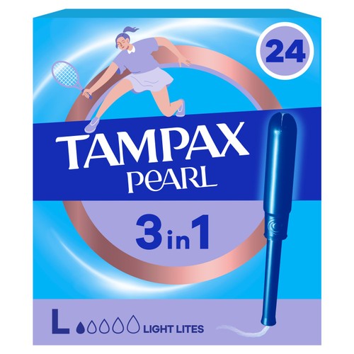 Tampax Pearl 3 In 1 Tampons Lite