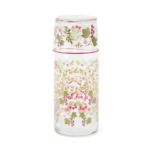 Nutmeg Home Strawberry Carafe With Glass Lid