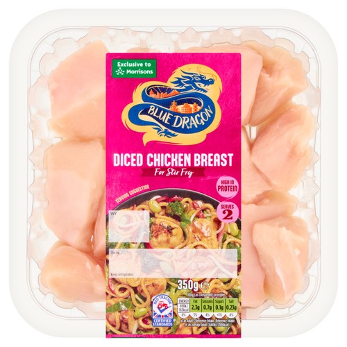 Blue Dragon British Diced Chicken Breast For Stir Fry