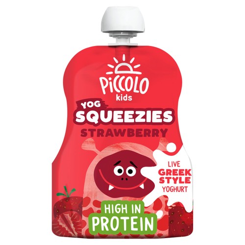 Piccolo Yoghurt Squeezies Strawberry 90g