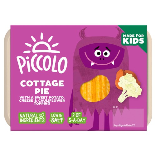 Piccolo Cottage Pie With Sweet Potato, Cheese & Cauliflower 200g thumbnail 2