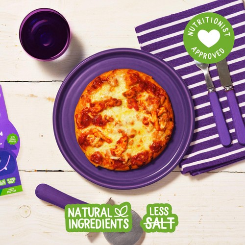 Piccolo Mini BBQ Chicken Pizza With Hidden Veggies 130g thumbnail 2