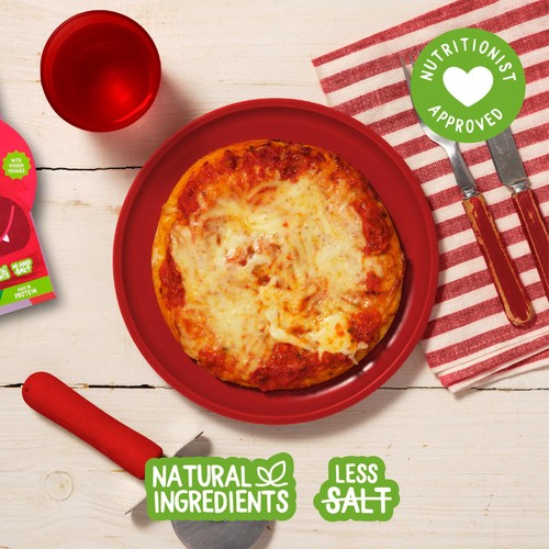 Piccolo Mini Cheese & Tomato Pizza With Hidden Veggies 120g