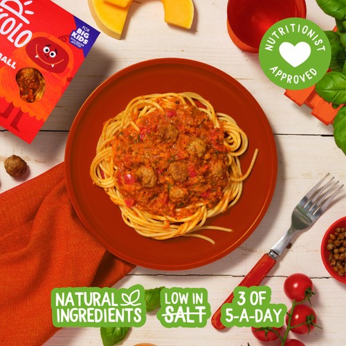 Piccolo Mini Meatballs & Pasta In Tomato, Basil & Lentil Sauce 275g thumbnail 2