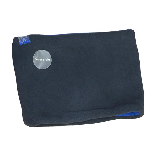 Nutmeg Grey/Blue Reversible Fleece Snood