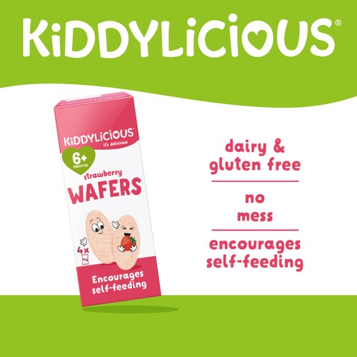 Kiddylicious Wafers Mini Strawberry  thumbnail 2