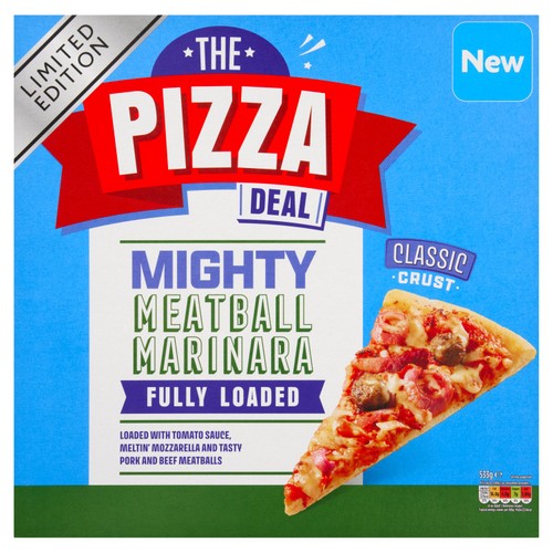 Morrisons Takeaway Meatball Marinara Pizza Limited Edition 533g
