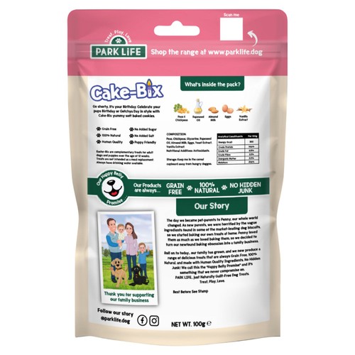 Park Life Cake-Bix Dog Biscuits Birthday Cake Flavour  thumbnail 3
