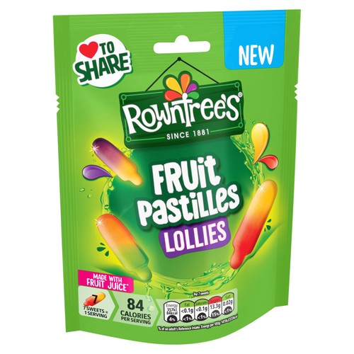 Rowntree's Fruit Pastilles Lollies Pouch  thumbnail 2