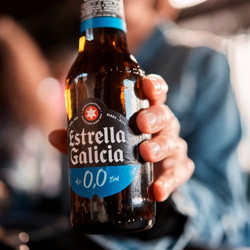 Estrella Galicia 0.0% 12x330ml Bottles thumbnail 3