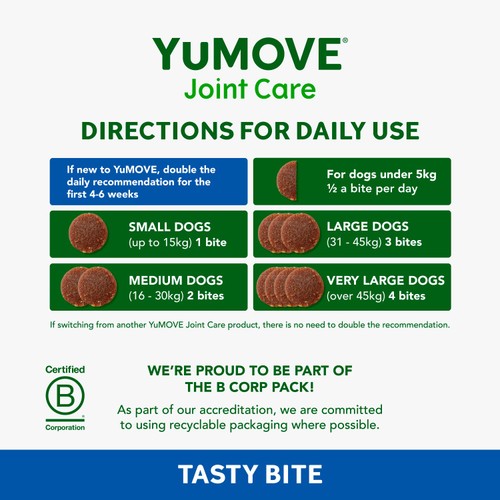 Yumove Joint Care Bites For Senior Dogs 60pk thumbnail 5