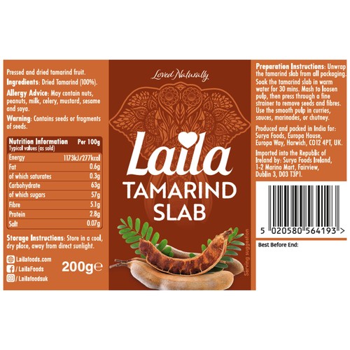 Surya FoodsTamarind Slab 200g thumbnail 2