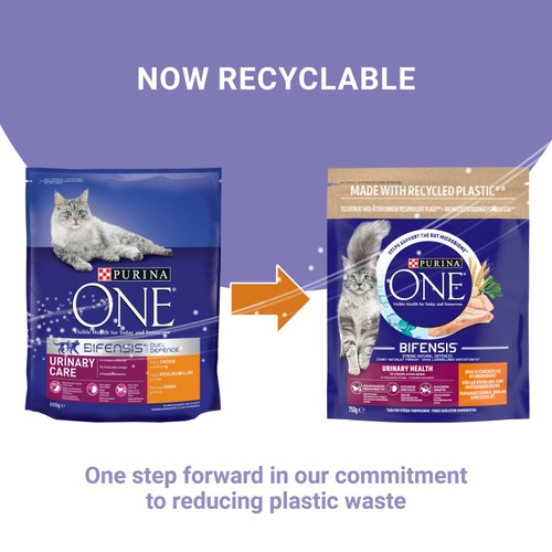 Purina One Urinary Health Chicken Dry Cat Food 750g thumbnail 2