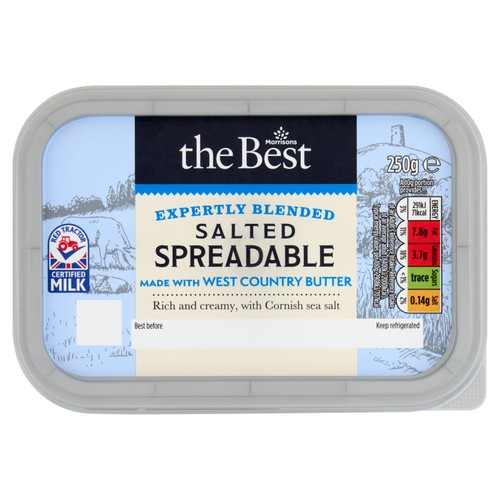 Morrisons The Best Spreadable Butter 250g