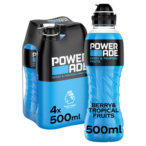 Powerade Tropical Berry 4X500 ML