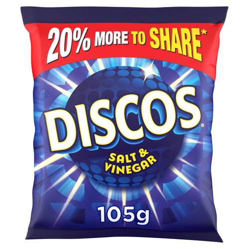 Discos Salt & Vinegar Sharing Crisps 