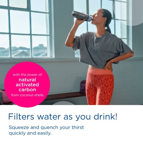 Brita Sports Water Filter Bottle Model Active Dark Blue thumbnail 2