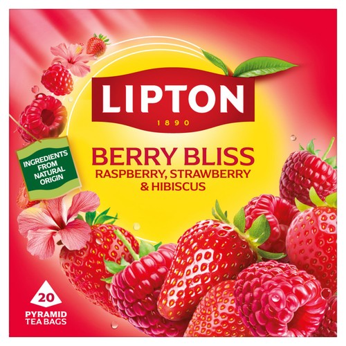 Lipton Fruit & Herbal Berry Bliss 20 Tea Bags thumbnail 2
