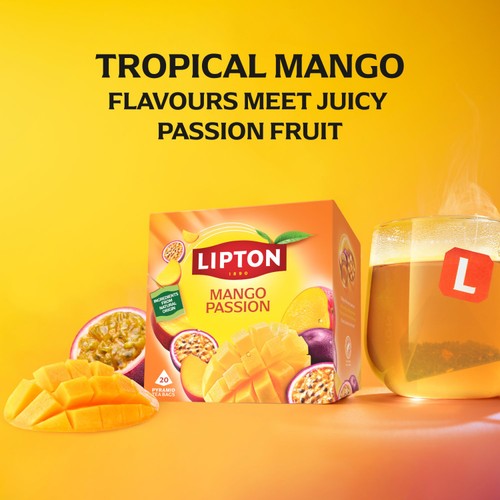 Lipton Fruit & Herbal Mango Passion 20 Tea Bags thumbnail 4