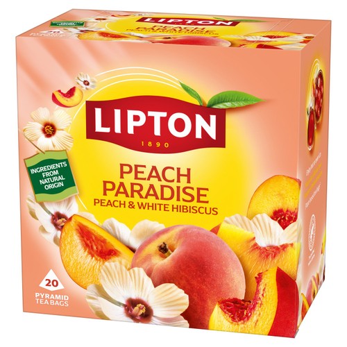 Lipton Fruit & Herbal Peach Paradise 20s Tea Bags thumbnail 3