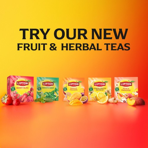 Lipton Fruit & Herbal Peach Paradise 20s Tea Bags thumbnail 6