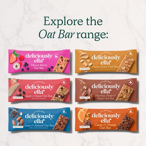 Deliciously Ella Mixed Berry Oat Bars 150g thumbnail 5