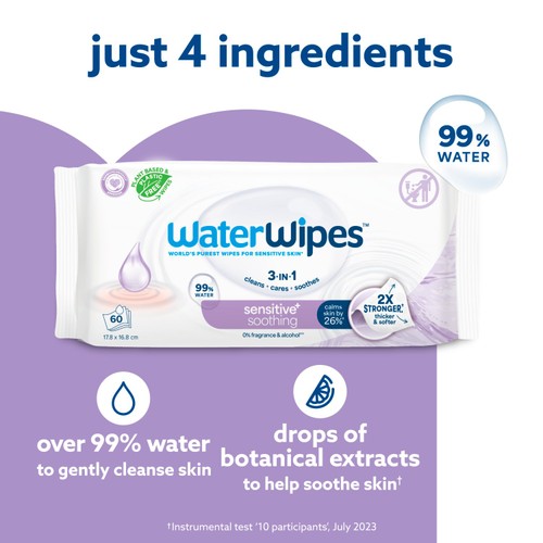 Waterwipes Soothing 60s thumbnail 4