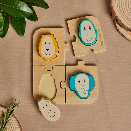 Matchstick Monkey Wooden Animal Puzzle Game thumbnail 3