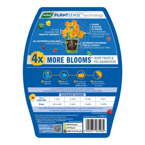 Westland Boost Al Purpose Liquid Plant Food Pour & Feed thumbnail 2