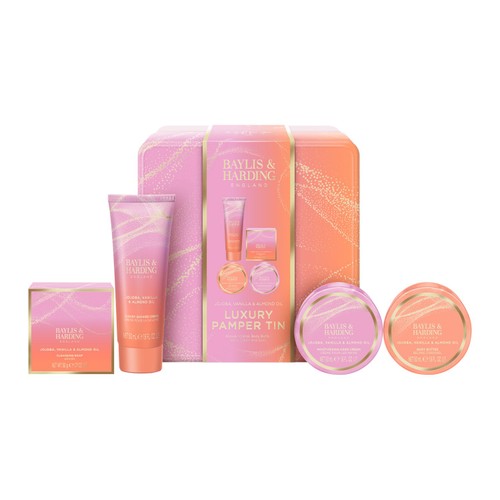 Baylis & Harding Jojoba, Vanilla & Almond Oil Luxury Pamper Tin thumbnail 2